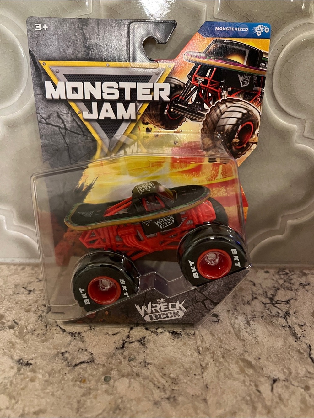 Monster Jam Series 45 Tech Deck Wreck Decks Die-Cast Monster Truck, NEW
